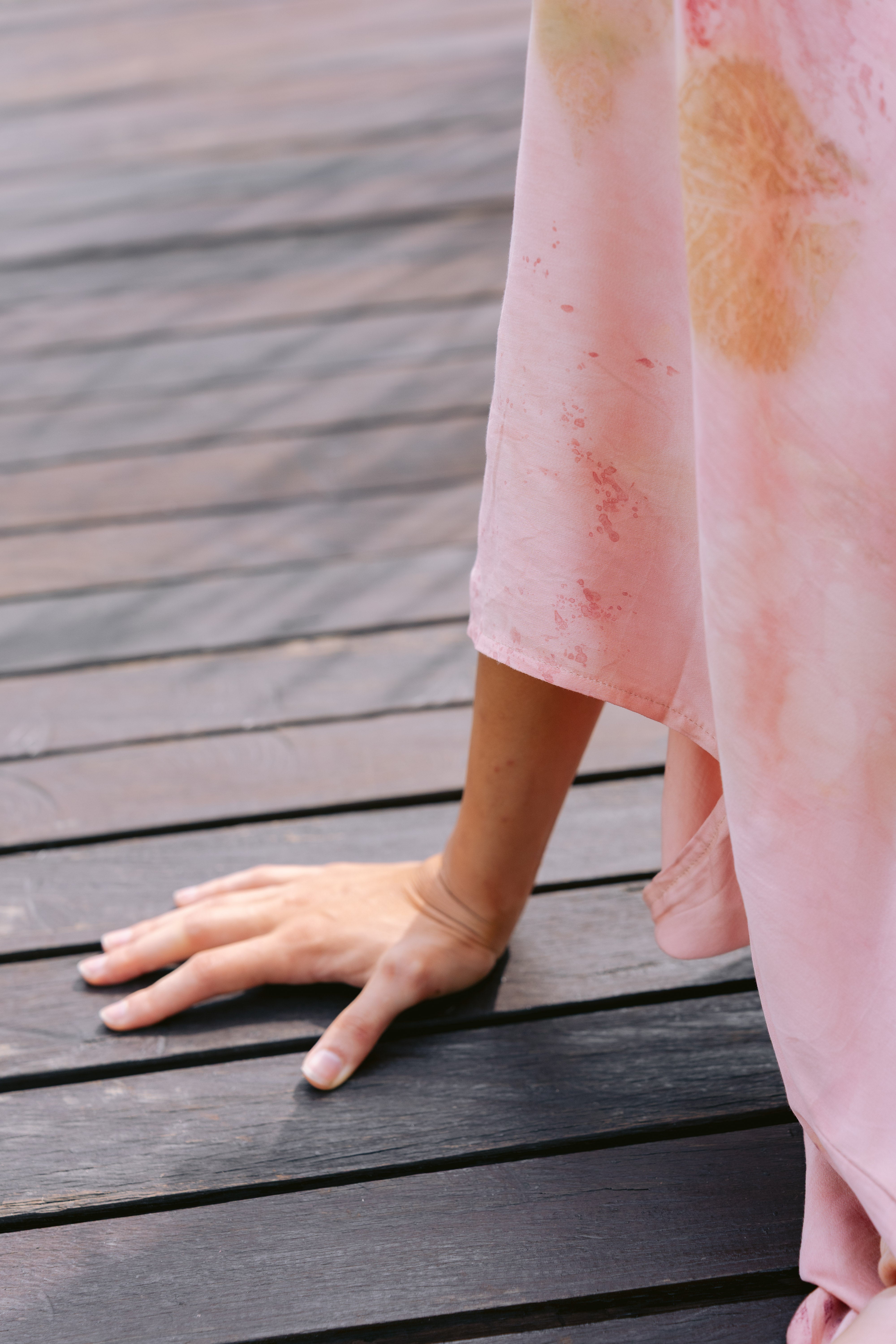 The Parvati – Pink Yellow, Purple, Red & Green  Eco Vero Friendly Print Dress