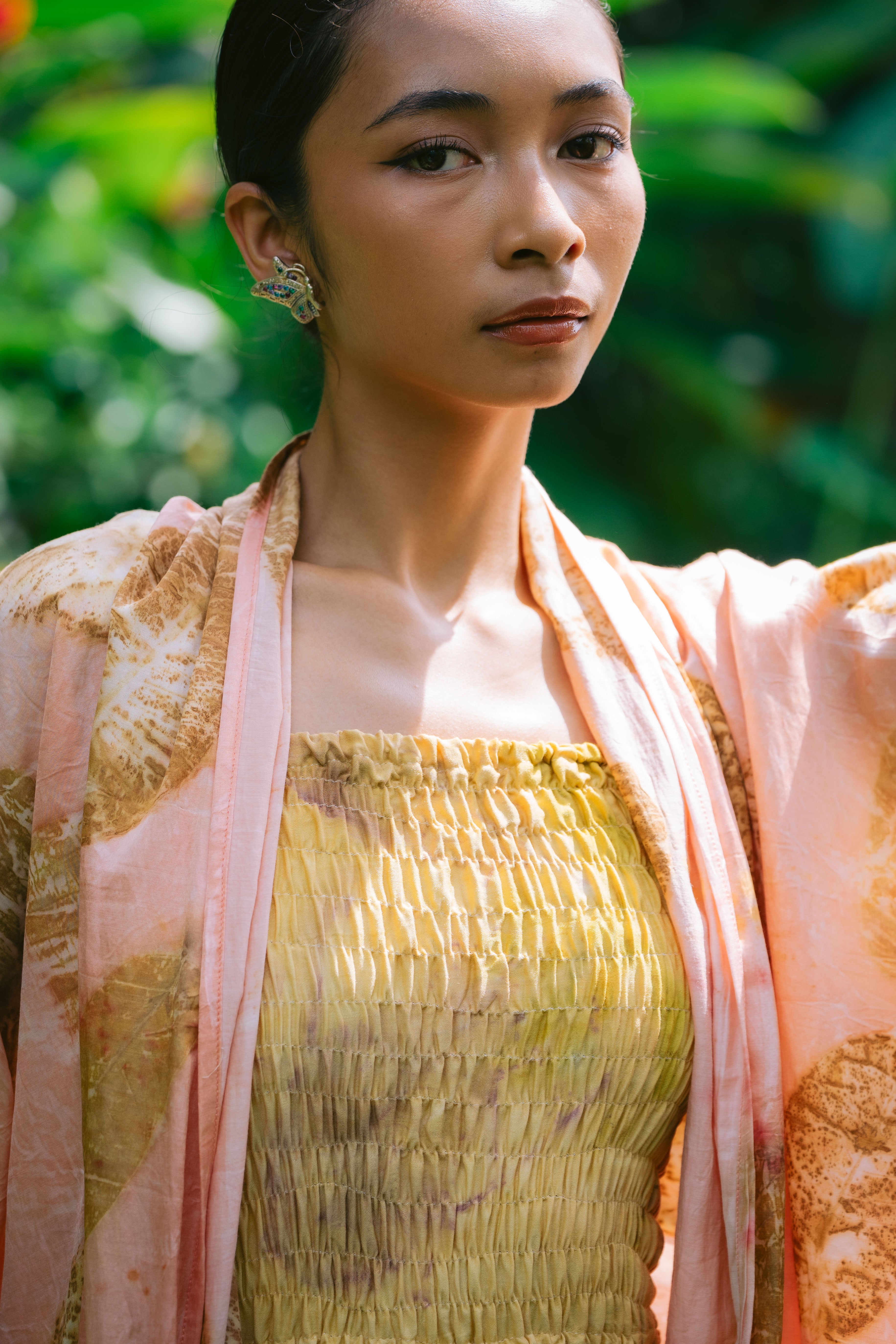 Tirta Puspa Yellow & Brown Eco Vero Friendly Tank Top