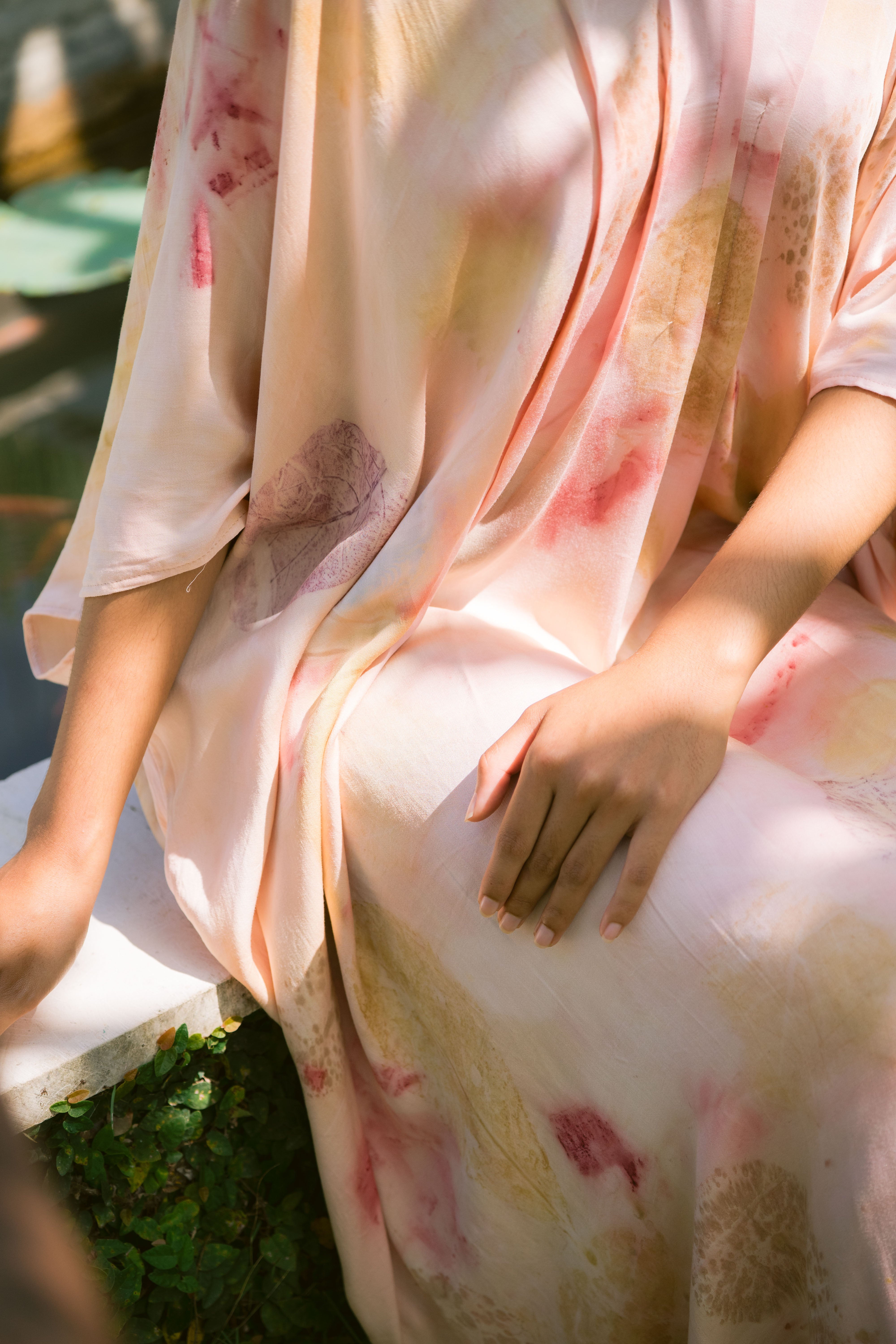 The Parvati – Red, Pink, Purple & Yellow  Eco Vero Friendly  Print Dress