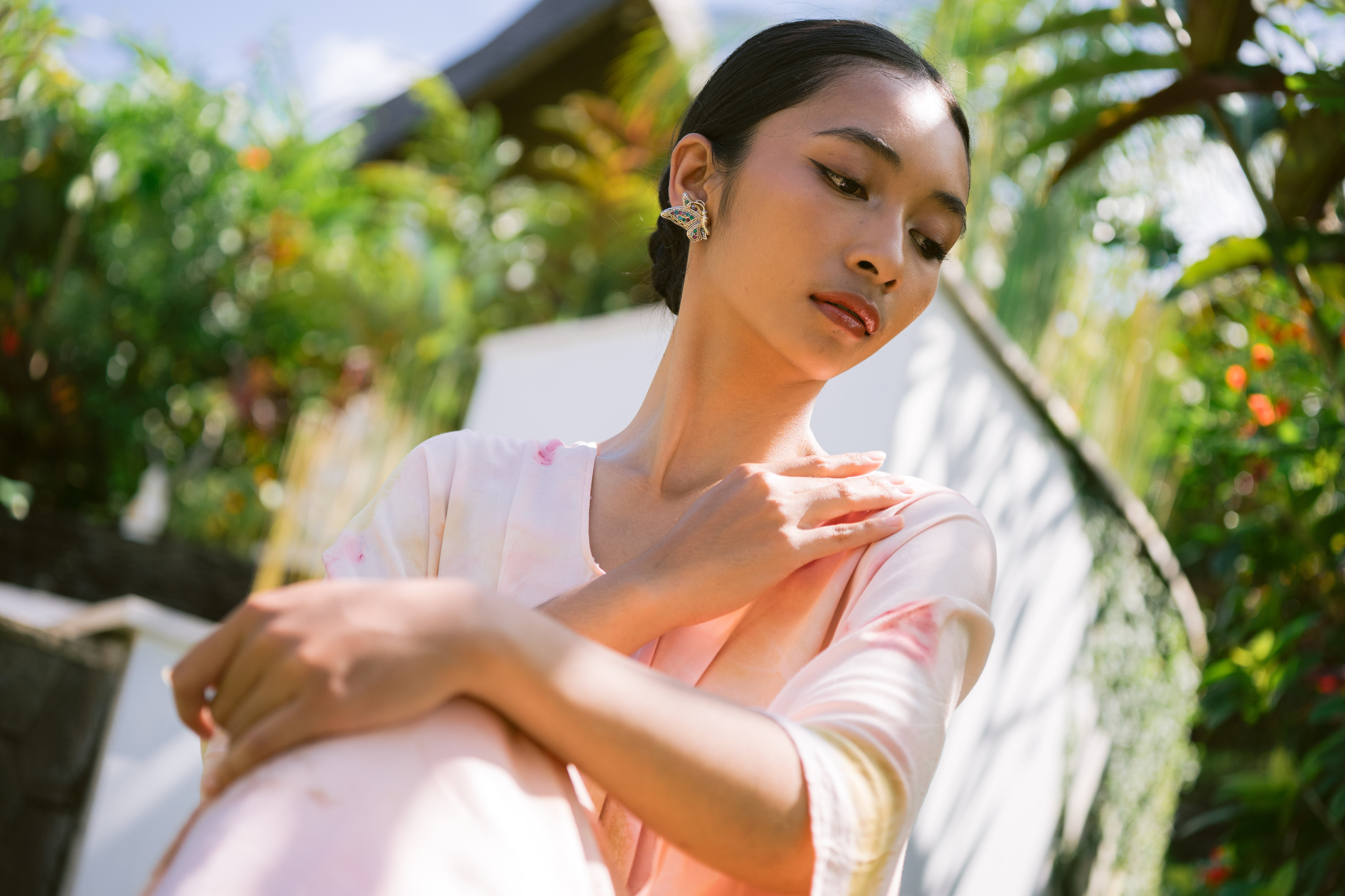 The Parvati – Red, Pink, Purple & Yellow  Eco Vero Friendly  Print Dress